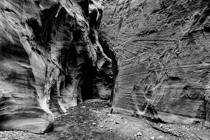 Orderville Canyon in The Narrows in Zion National Park, Utah Orderville Canyon in the Narrow