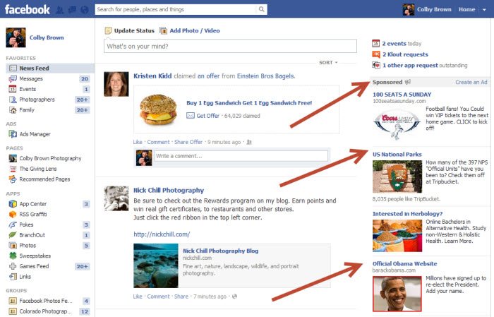 Facebook Ads Ads on Facebook