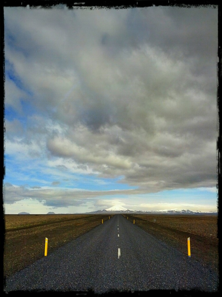Hekla Volcano in Southern Iceland The Hekla Volcano seen from the road in Southern Iceland
