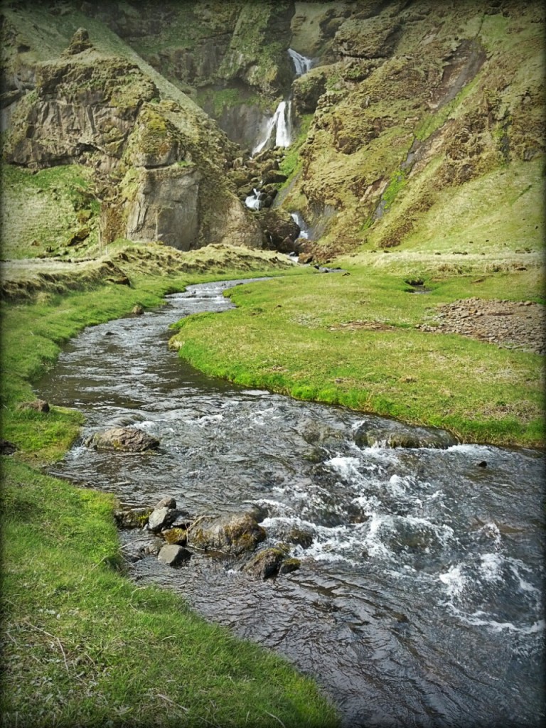 Random Waterfall outside of Vik, Iceland Random waterfall just off the road near Vik, Iceland