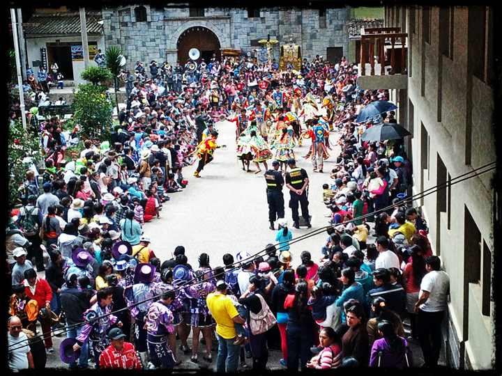 Festival in Aguas Calientes, Peru Festival in Aguas Calientes, Peru