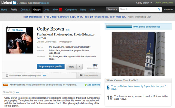 LinkedIN Profile