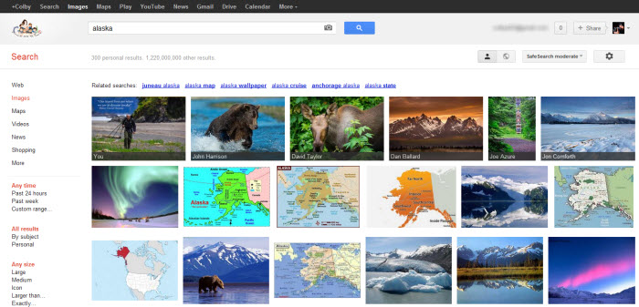Search Plus Your World Google's Search Plus Your World Image Search Results