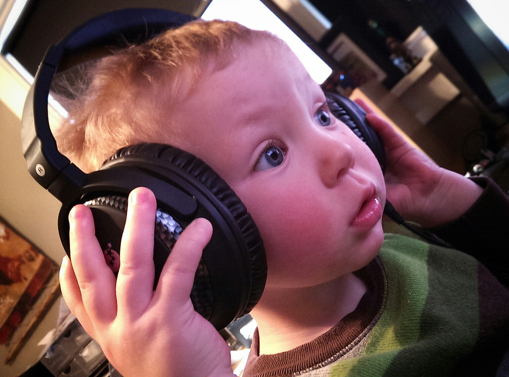 Boy listening to Music Capture with HTC One