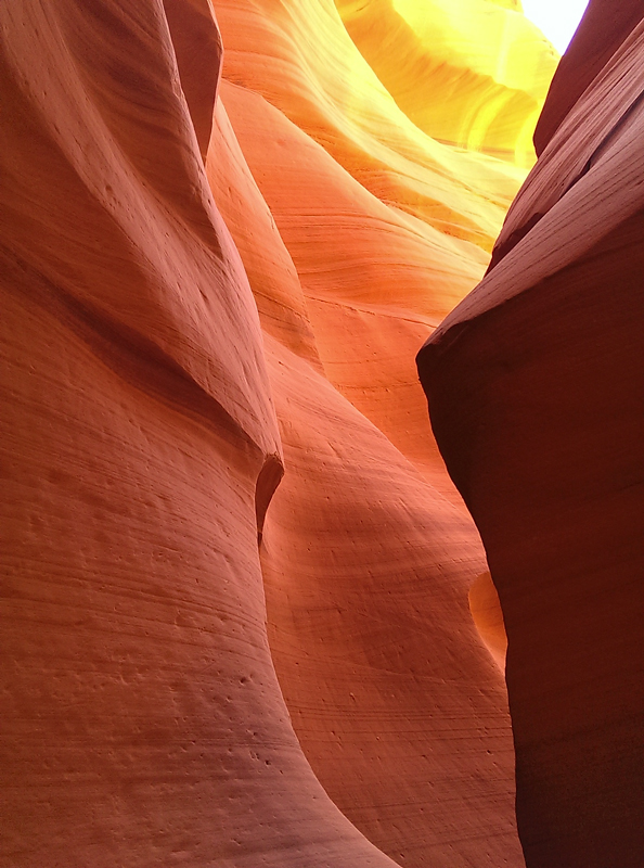 Arizona Slot Canyon HTC One Captures Lower Antelope Canyon