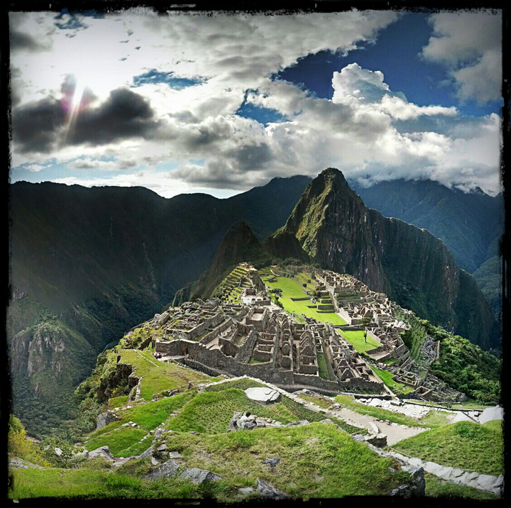 Panorama of Machu Picchu in Peru Panorama of Machu Picchu in Peru