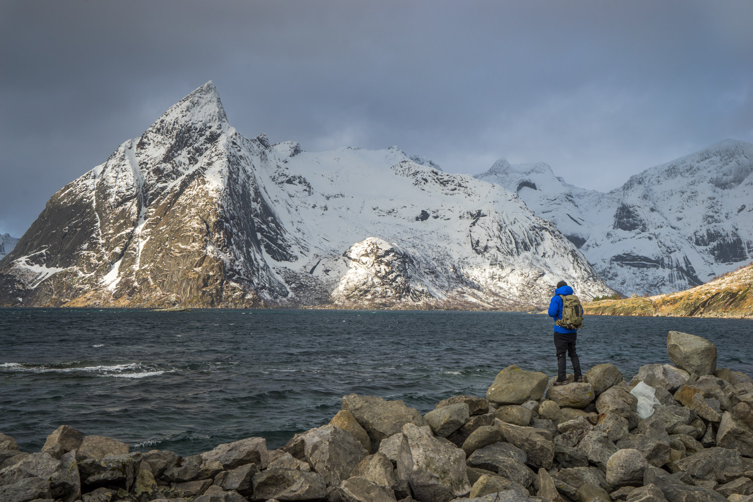 Photographer's exploring the Lofoten Islands of Norway