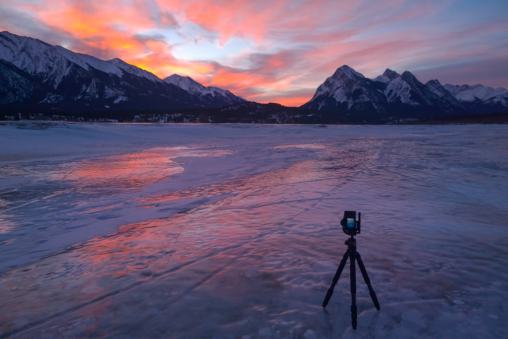 Sony a7r in -45 C temps in the Canadian Rockies