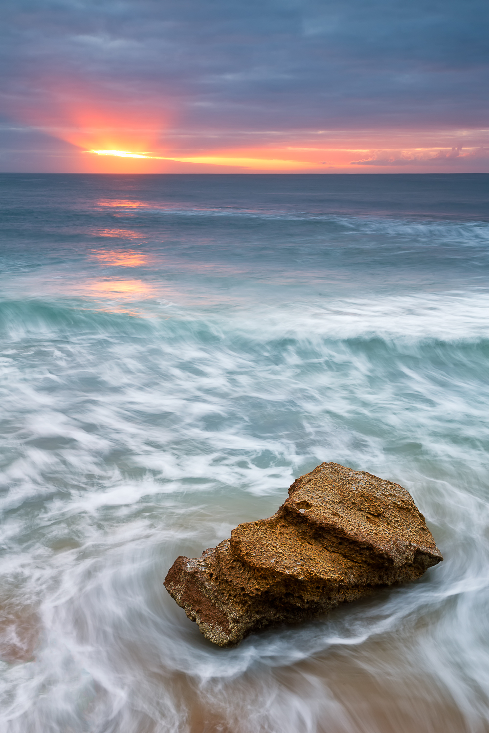 Sunrise Over the Ocean on the Great Ocean Road in Australia