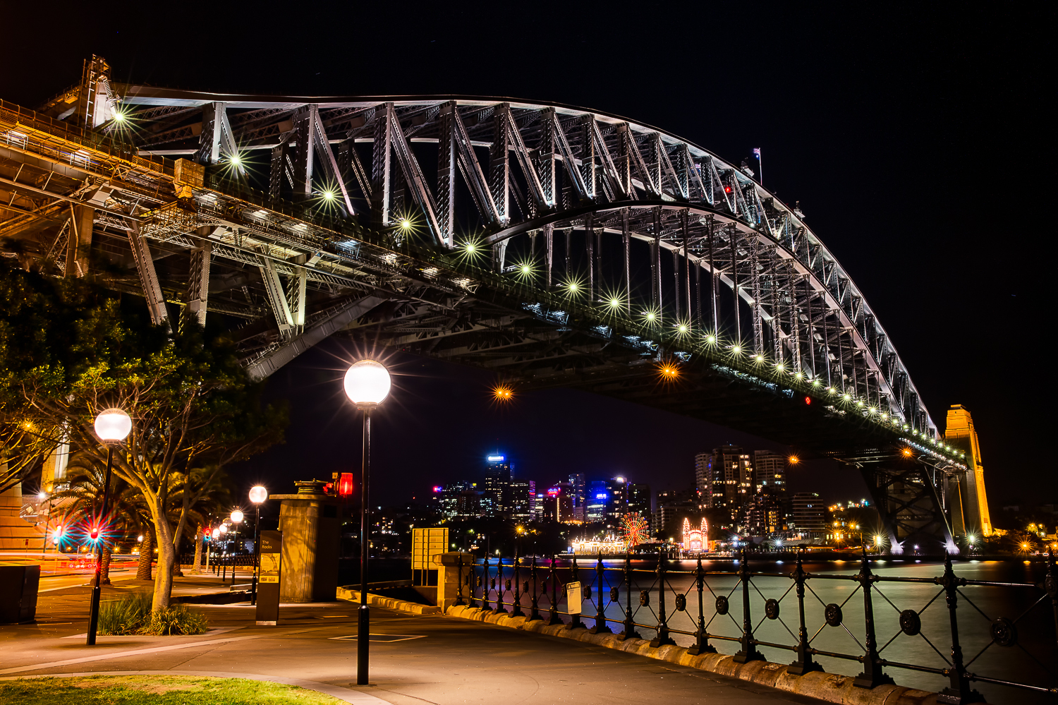 Sydney Harbor Bridge at Night