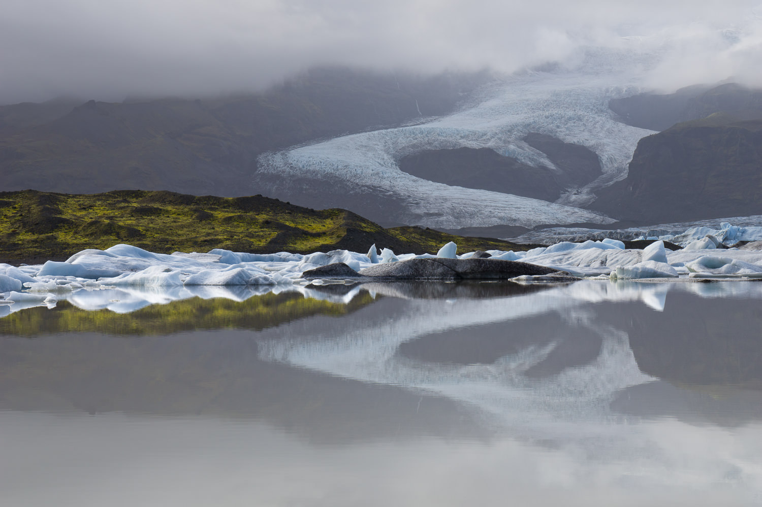 Glacial Reflections in south Iceland
