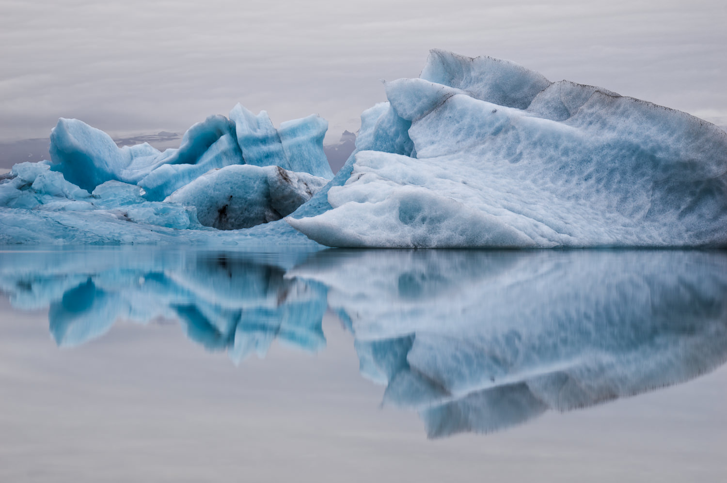 Iceberg Reflections at Jokulasarlon Iceland