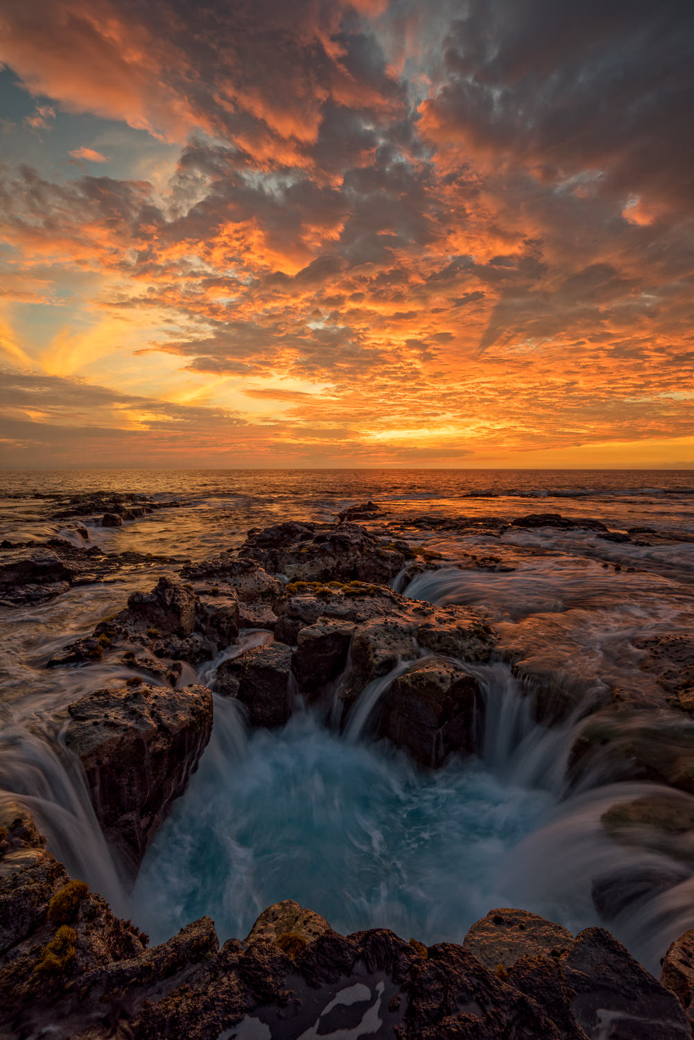 Lava Hole Sunset