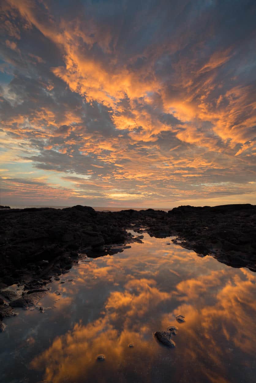 Sunset Reflections Kona Big Island Hawaii.jpg
