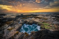 Blow Hole Sunset Kona Big Island Hawaii.jpg