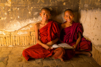 Two-Monks-Bagan-Myanmar-Photo-Workshop