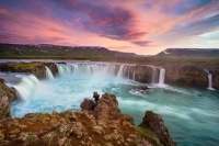 Colby near Godofoss Waterfall in Northern Iceland