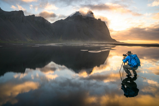 Stokksnes-Sunrise-Reflections-Midnight-Sun-Iceland-Photo-Workshop