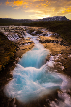 Bruarfoss Sunset