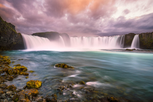 Godafoss-Waterfall-Sunset-Iceland-Photo-Workshop