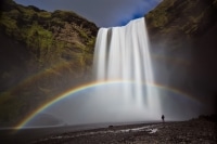 Double Rainbow Over Skogafoss