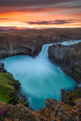 Aldeyjarfoss_Sunrise_Iceland_Sony_16-35f28GM