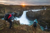 Aldeyjarfoss_Sunset_Sunstar_Sony_16-35f28GM