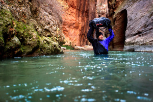 Hiking the Narrows in Zion National Park