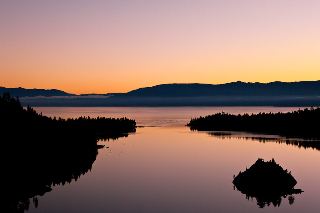 Emerald Bay at Sunrise in Lake Tahoe, California