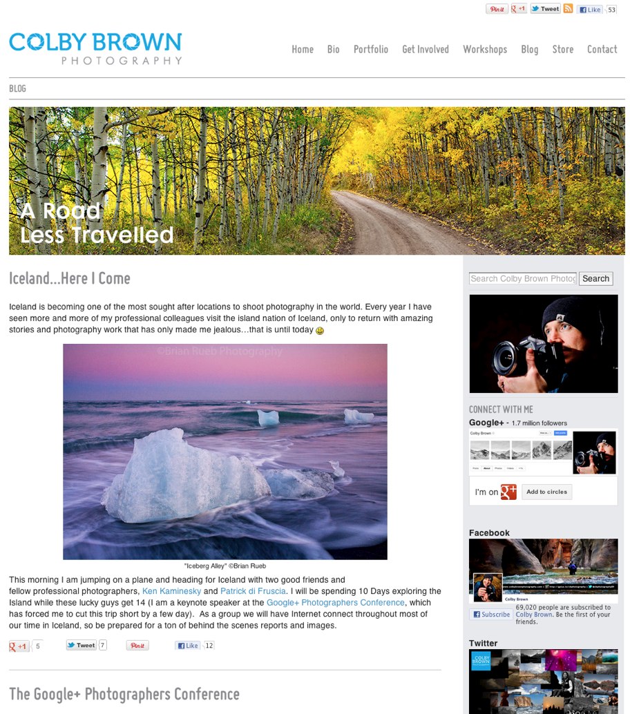 The Blog for Colby Brown Photography