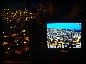 La Paz Bolivia at Dusk