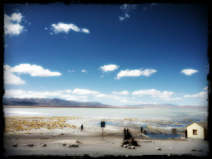 Hot Springs pool at 15,000 ft in Bolivia