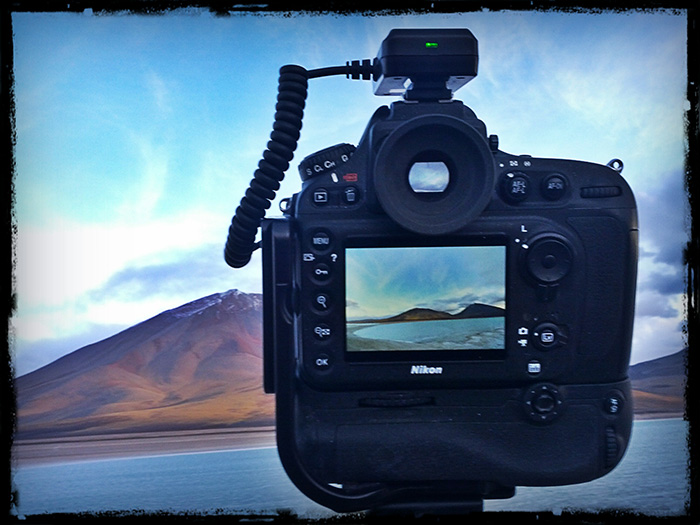 Photo of Laguna Verde near sunset in Bolivia