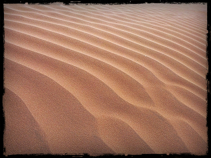 Sand Waves in sand dunes at 14,000 ft in Bolivia