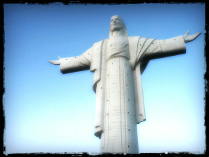 White Christ near Cochabama, Bolivia