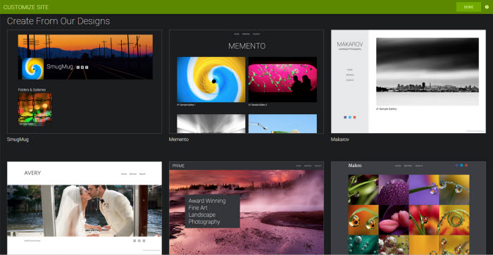 SmugMug Themes for Websites