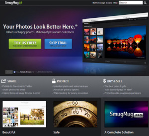 SmugMug Home Page