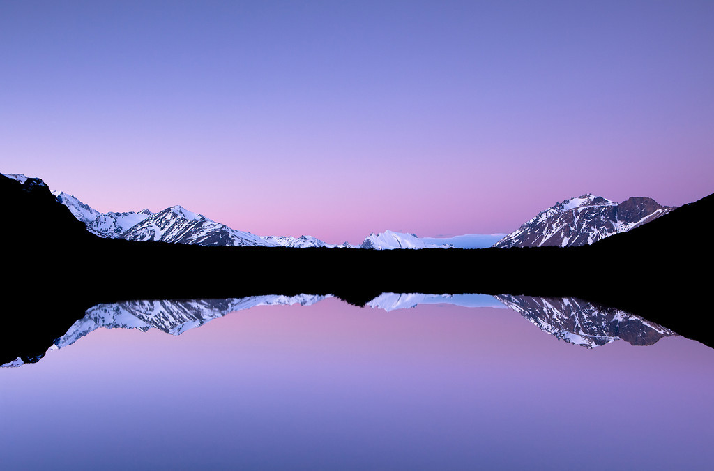 Mirrored Reflections - Moutnains of Patagonia-XL