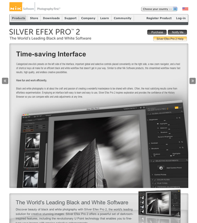 Silver Efex Pro 2 - Nik Software