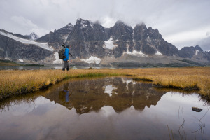 Reflection of the Ramparts in Jasper National Park