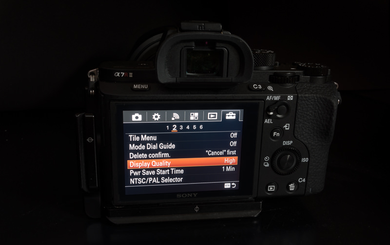 Fix EVF for Sony a7rII