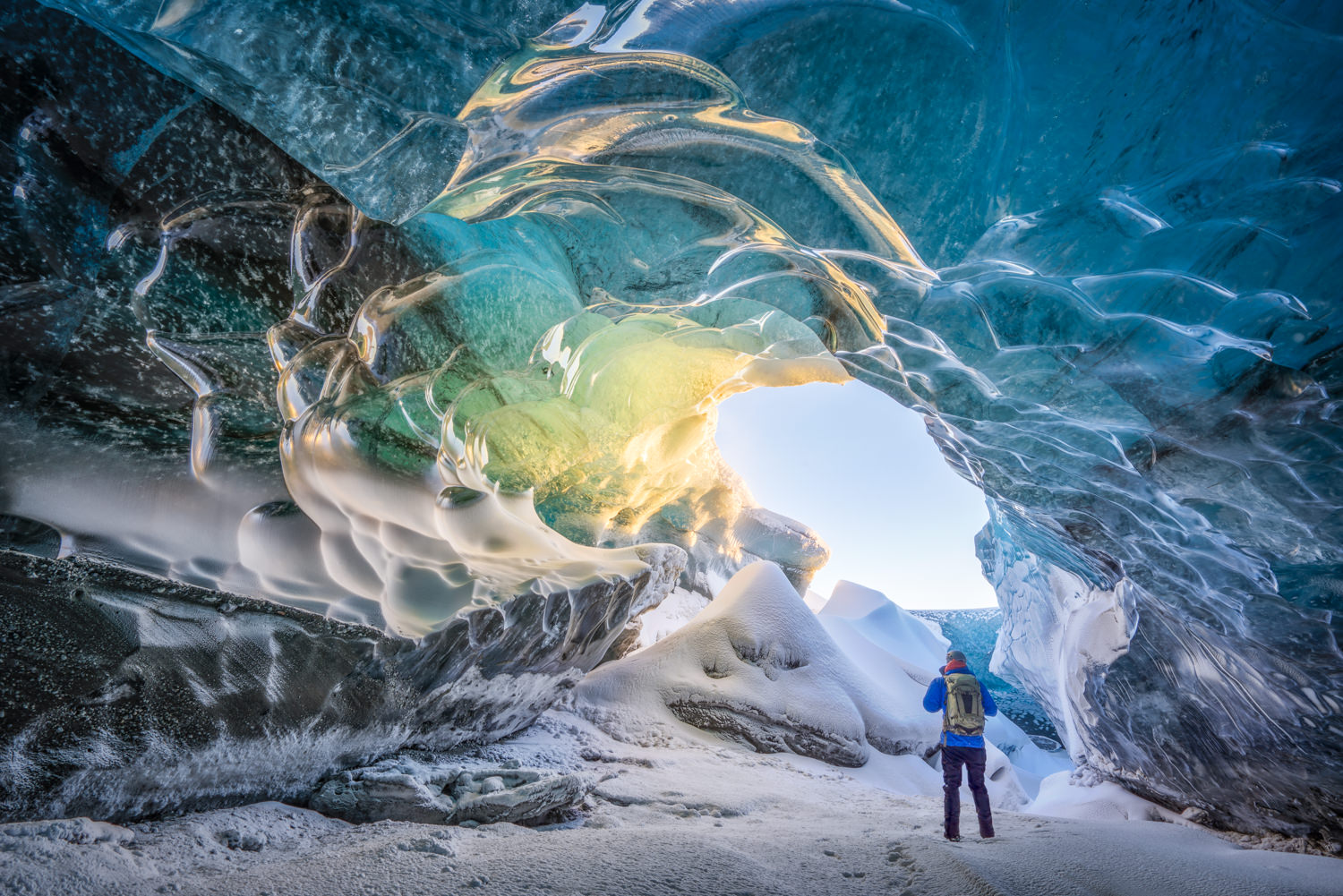 Exploring Ice Caves in Iceland