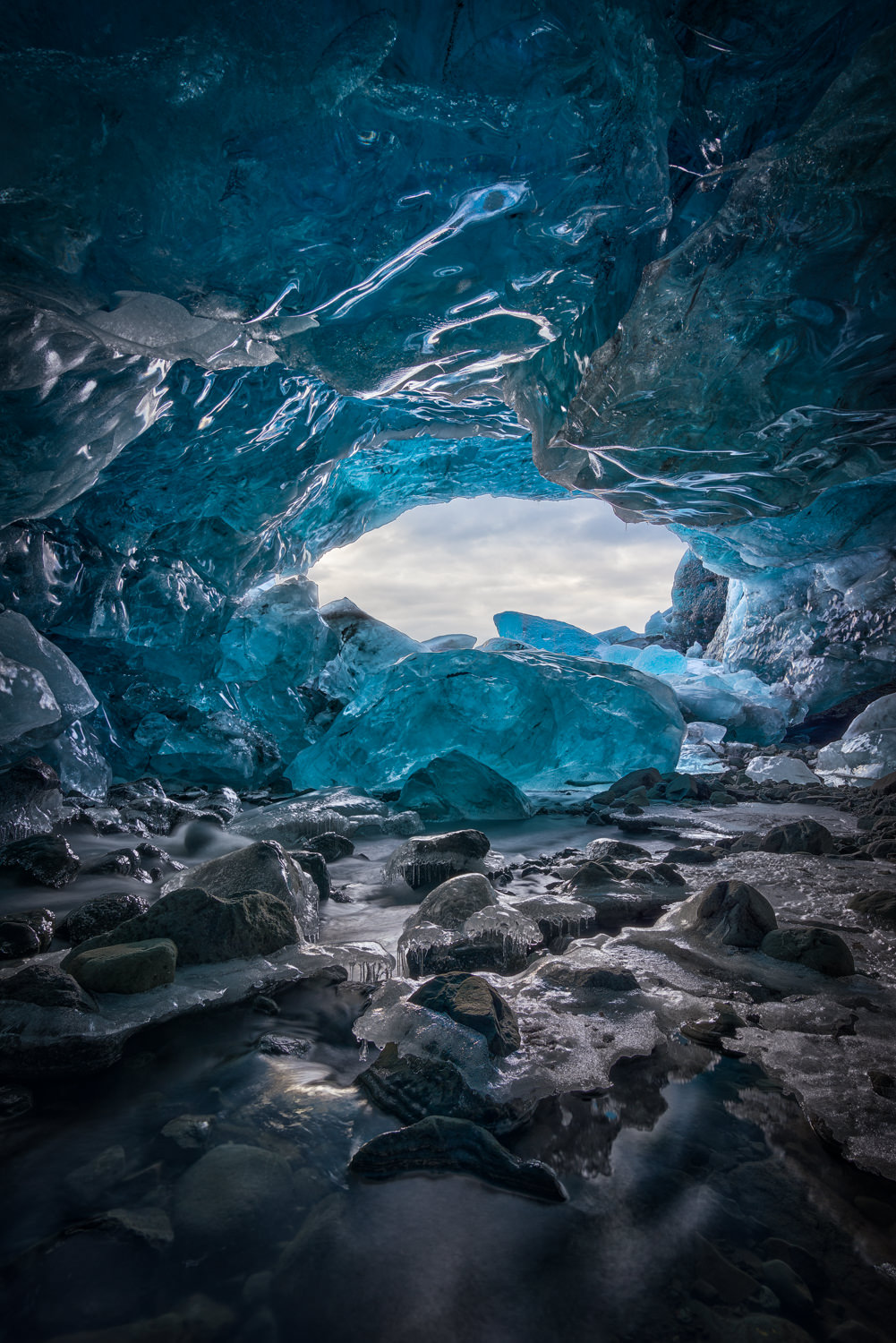 The Inside of an Ice Cave. South Iceland. Taken with a Sony a7R + Sony 16-35 f/4