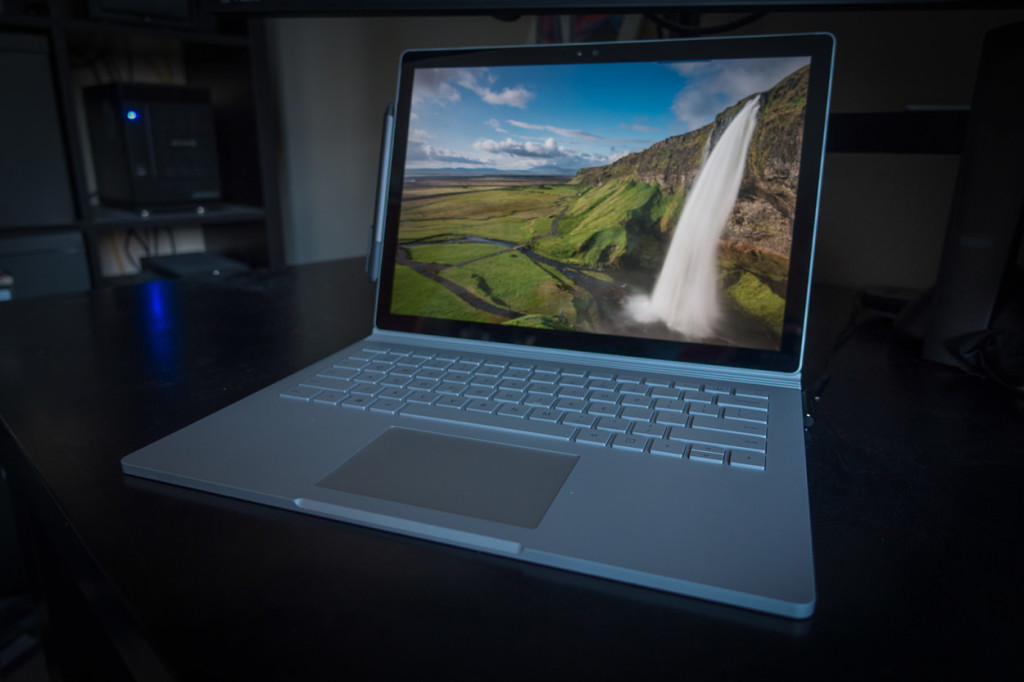 The Surface Book in standard mode