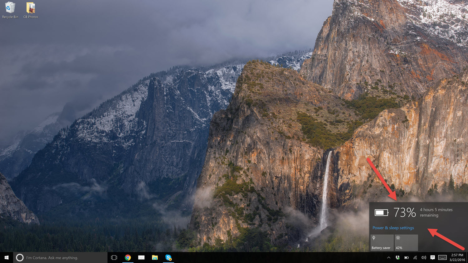 Screenshot of the battery life on my Dell XPS 15