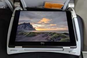 Dell XPS 15 9575 Editing on a Plane