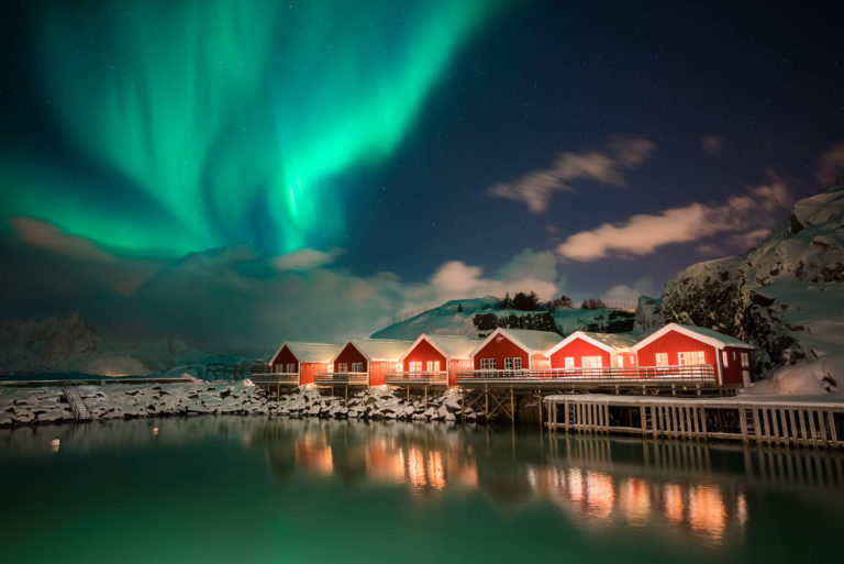 Leknes Northern Lights Lofoten Islands Norway Photo Workshop