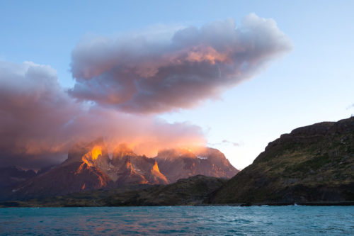 Sunrise in Torres del Paine Patagonia with Sony RX0 II