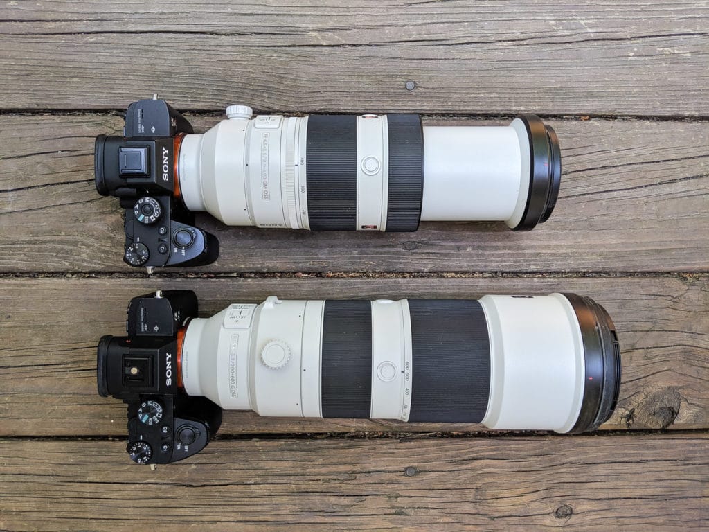 Sony 100-400 f/4.5-5.6 GM Extended vs Sony 200-500 f/5.6-6.3 G Lens