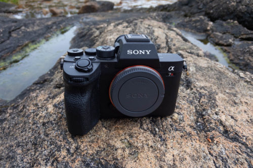 Front of Sony a7R IV Mirrorless Camera